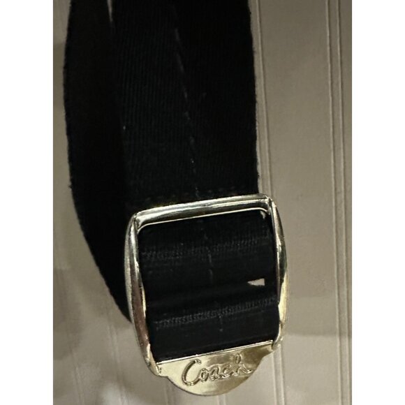 Coach Poppy Floral Black Red Backpack Print Front Zipper Adjustable Straps - Picture 10 of 15